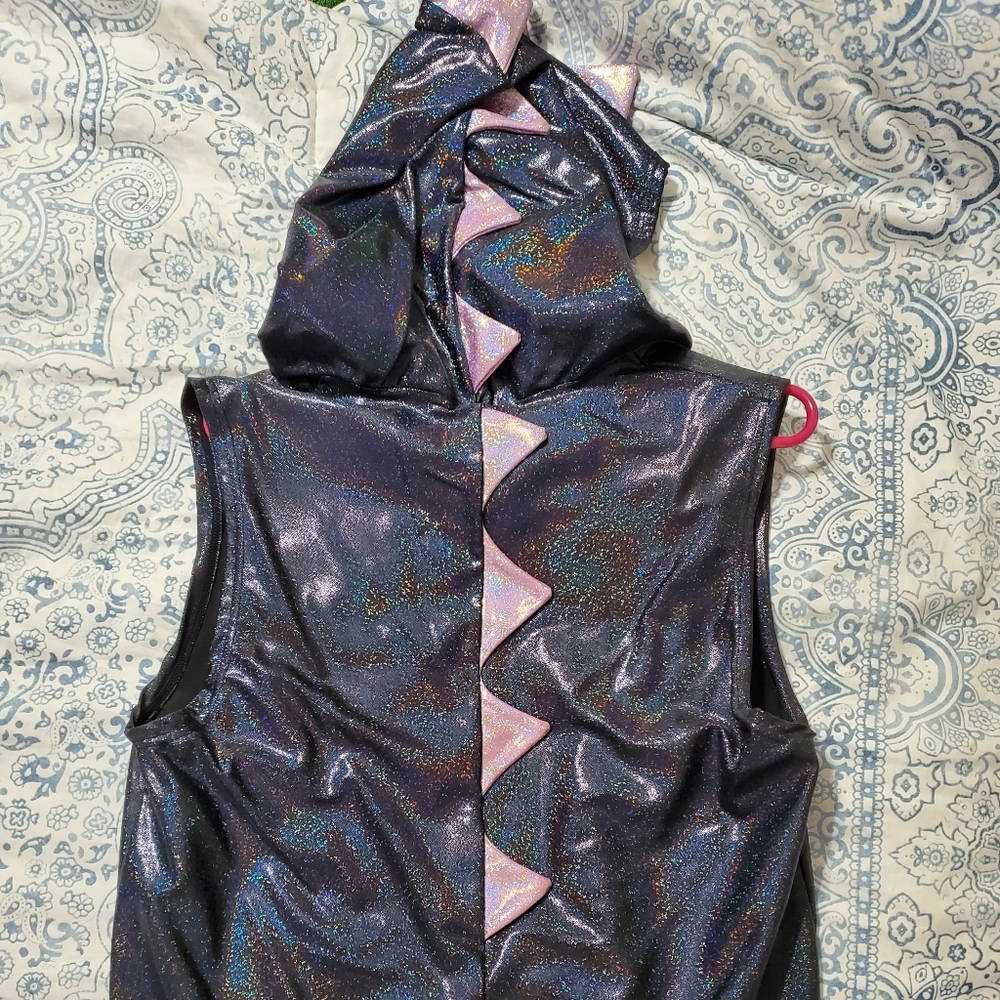 Holographic Hooded Dragon Vest